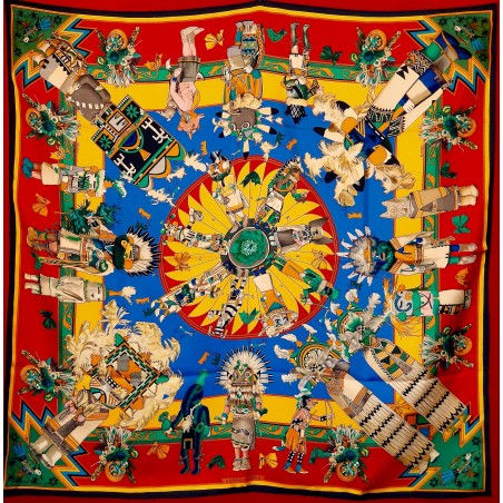 Carré Hermès Kachinas