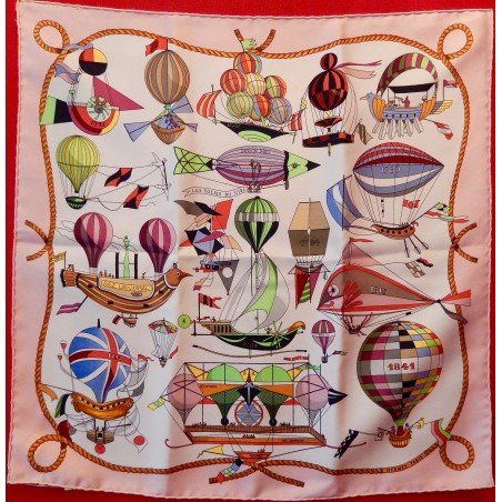Pochette gavroche Hermès Les folies du ciel