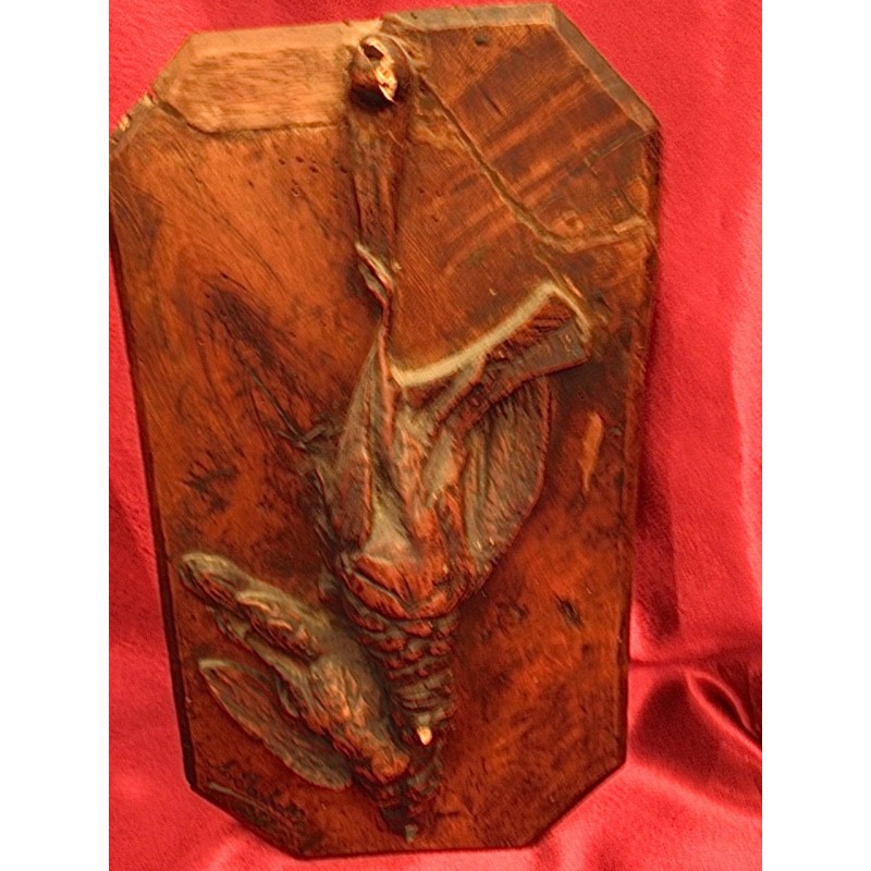 Porte-bouteille 'Sculpture métal' Chasseur - 235x13x12 cm