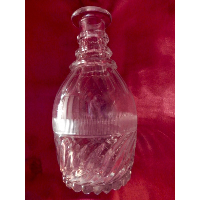 Carafe Ancienne Baccarat 1900 – Peinture Or, Style Japonisme, Collection