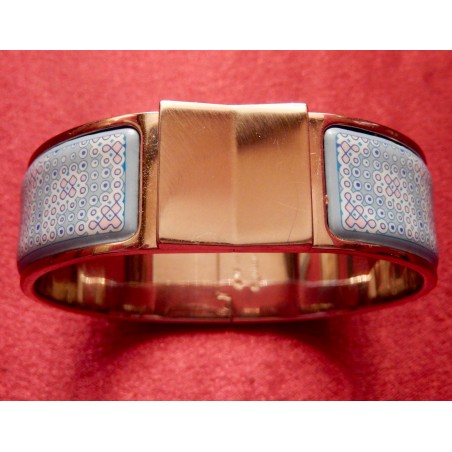 Bracelet Hermès clic clac en émail