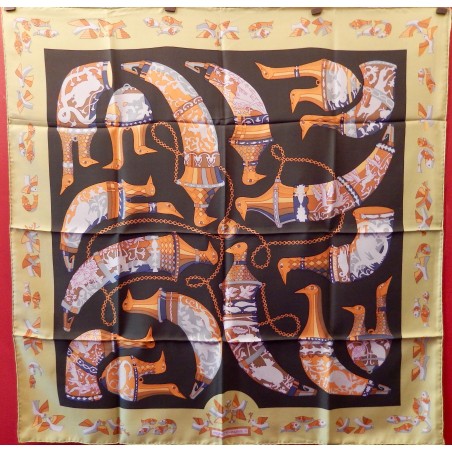 Carré foulard Hermès Ritote.