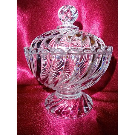 Bonbonnière Baccarat cristal torse
