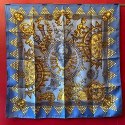 Carré foulard Hermès L'or...