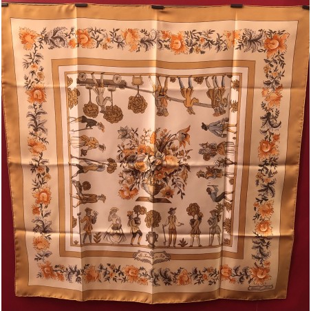 Carré foulard Hermès Les jardiniers du roi