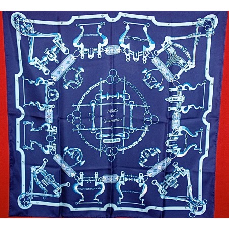 Carré Hermès Mors et gourmettes