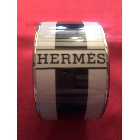 Bracelet émail Hermès large 7 cm