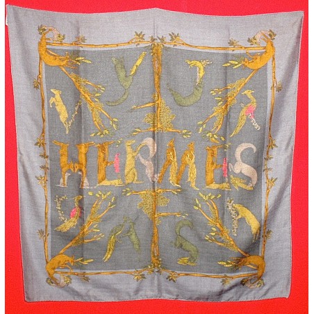 Carré Hermès Alphabet III, cachemire et soie