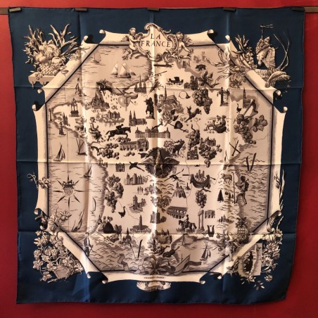 Carré foulard Hermès La France
