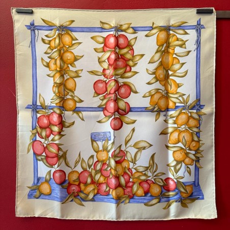 Pochette gavroche Hermès Oranges et citrons