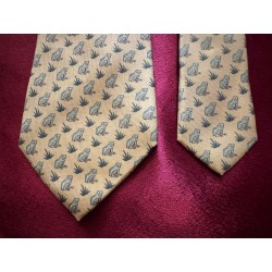 Cravate Hermès Grenouilles