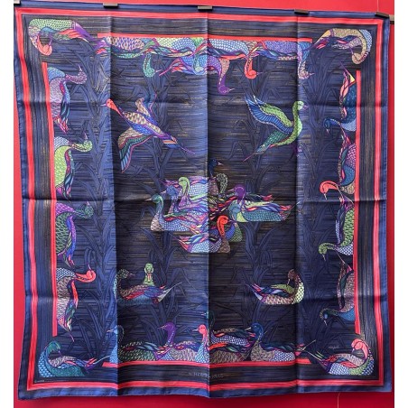 Carré foulard Hermès La mare aux canards