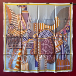 Carré foulard Hermès La...