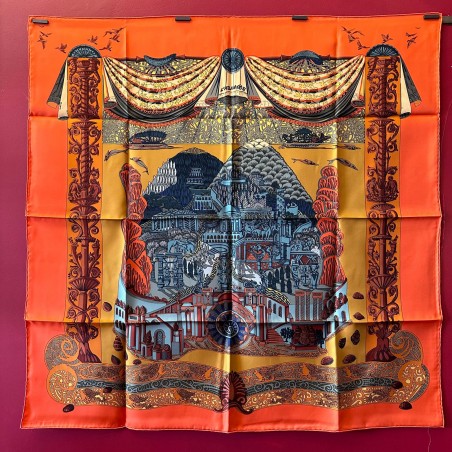 Carré foulard Hermès L'Atlantide