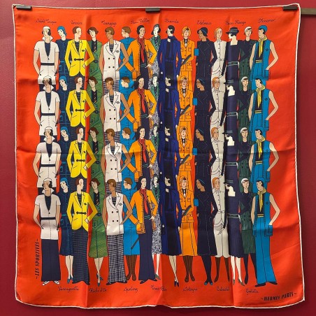 Carré foulard Hermès Les sportives