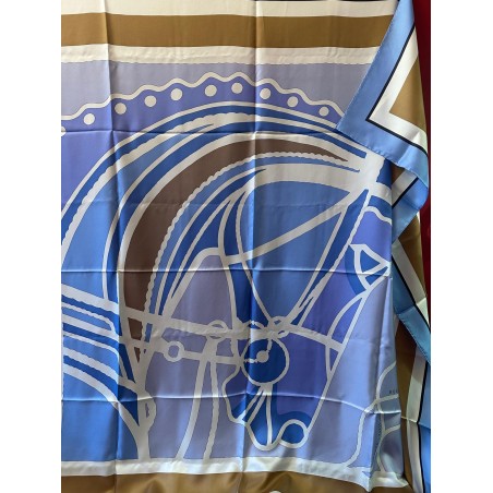 Châle Hermès soie Robe du soir pop