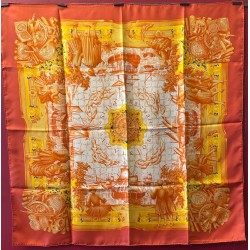 Carré foulard Hermès Azuleros