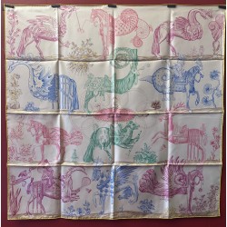 Carré foulard Hermès Della...