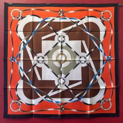 Carré foulard Hermès Figure...