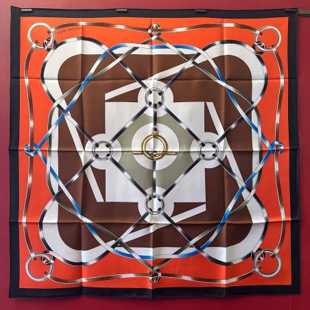 Carré foulard Hermès Figure artistique