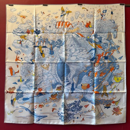 Carré foulard Hermès Sur mon nuage