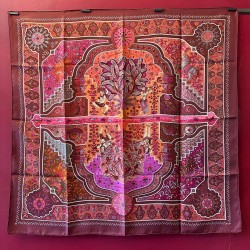 Carré foulard Hermès Aux...