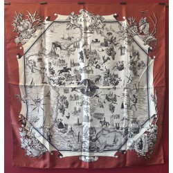 Carré foulard Hermès La France