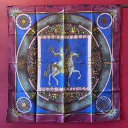 Carré foulard Hermès Feux...