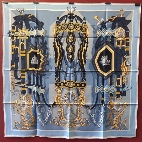 Carré foulard Hermès Brides et destin