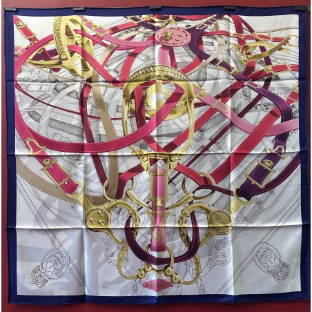 Carré foulard Hermès Cavalcadour voltige