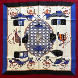 Carré foulard Hermès Les...