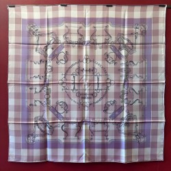 Carré foulard Hermès Mors...