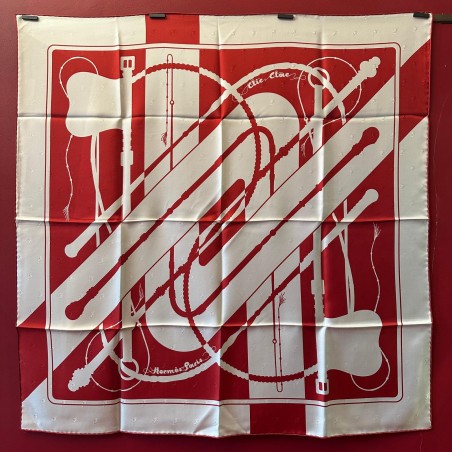Carré foulard Hermès Clic clac tattoo