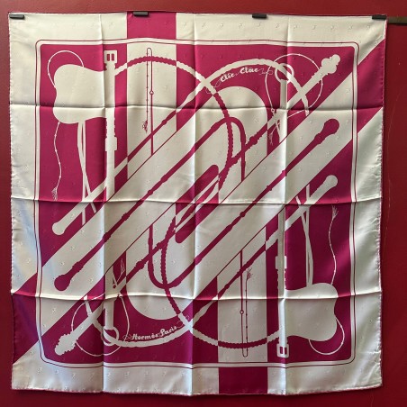 Carré foulard Hermès Clic clac tattoo