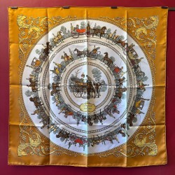Carré foulard Hermès...
