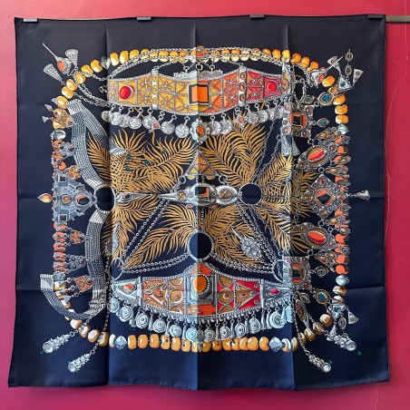 Carré foulard Hermès Terres précieuses