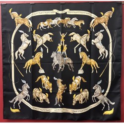 Carré foulard Hermès En piste