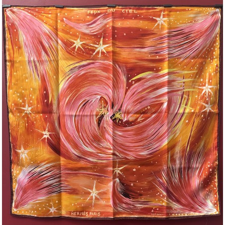 Carré foulard Hermès Les feux du ciel