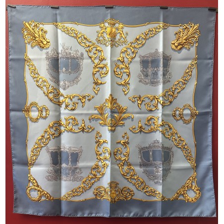 Carré foulard Hermès Carrosses d'or