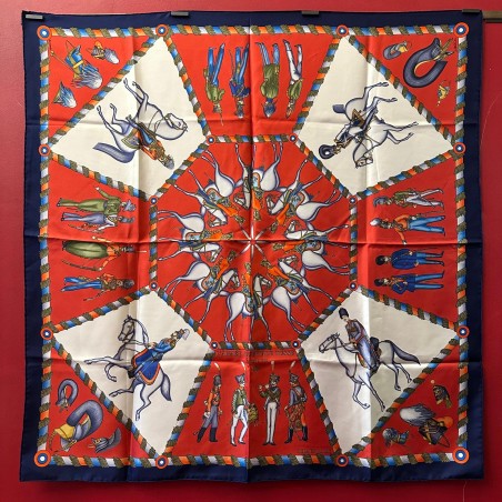 Carré foulard Hermès L'armée impériale russe, édition spéciale