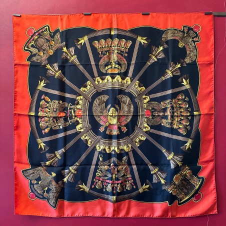 Carré foulard Hermès Scarabées et pctoraux