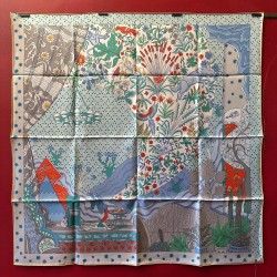 Carré foulard Hermès Le...