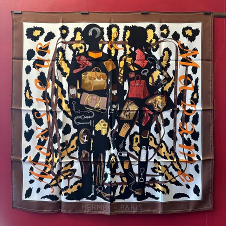 Carré foulard Hermès Monsieur Madame