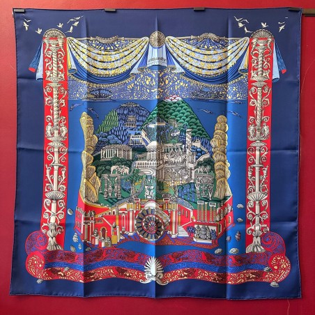Carré foulard Hermès L'Atlantide