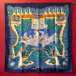 Carré foulard Hermès Le...