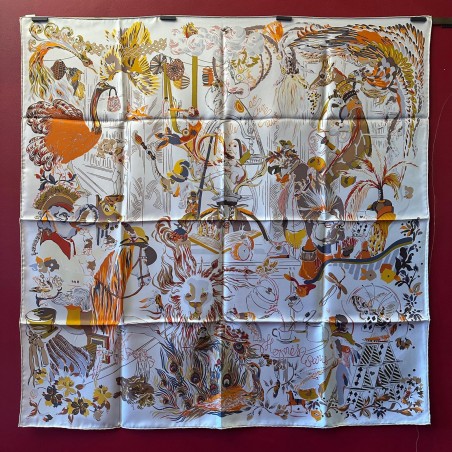 Carré foulard Hermès Émile et une nuit