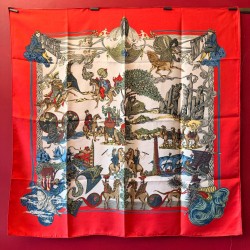 Carré foulard Hermès Au fil...