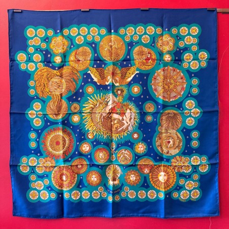 Carré foulard Hermès Le roy soleil