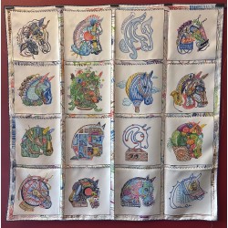 Carré foulard Hermès...