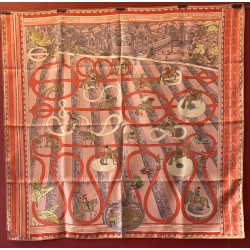 Carré foulard Hermès...